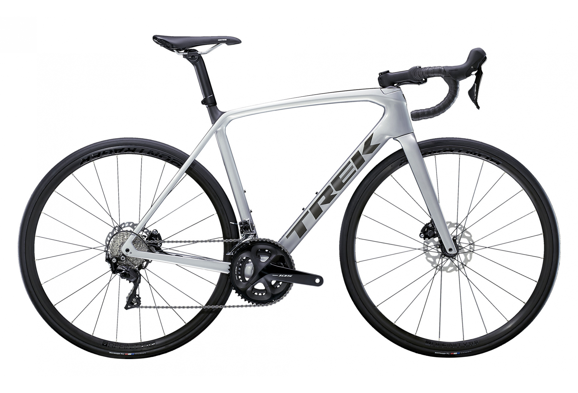 VÉLO DE ROUTE TREK EMONDA SL 5 DISC SHIMANO 105 11V LITHIUM QUICKSILVER/BRUSHED CHROME 2022