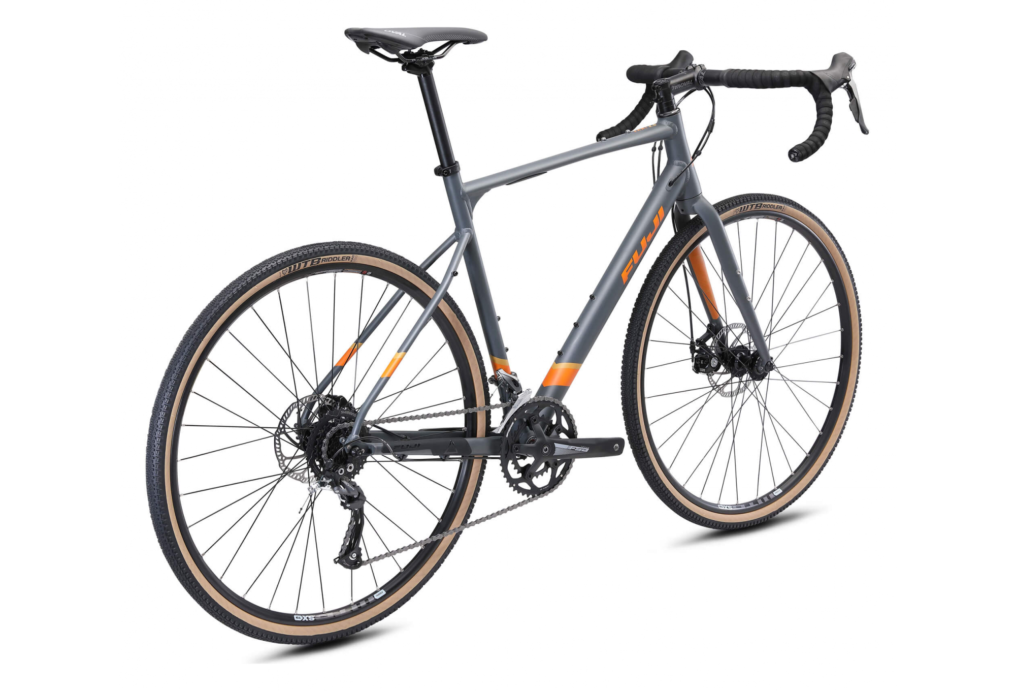 GRAVEL BIKE FUJI JARI 2.5 SHIMANO CLARIS 8V 700MM GRIS SATINÉ 2021