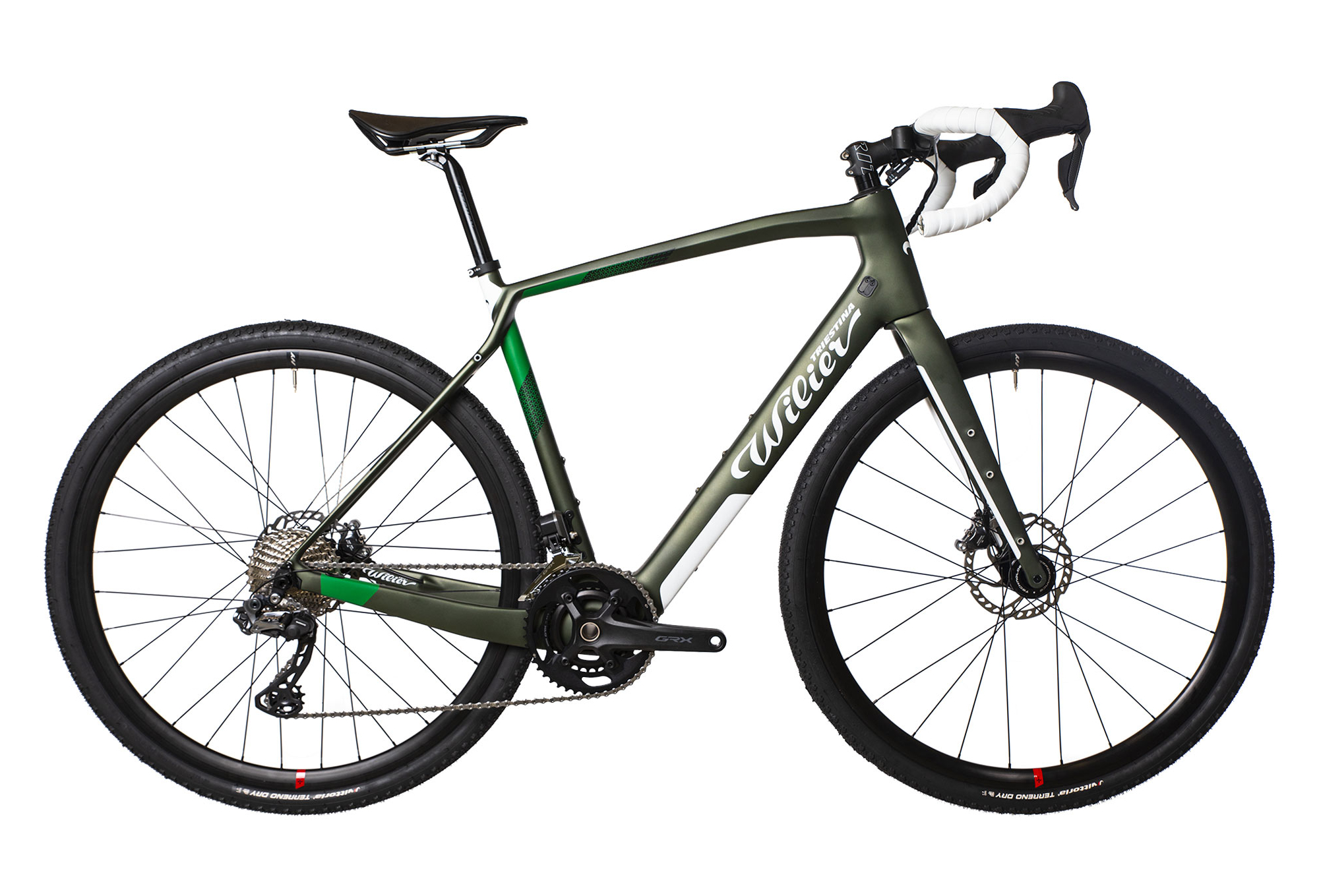 GRAVEL BIKE ÉLECTRIQUE WILIER TRIESTINA JENA HYBRID SHIMANO GRX DI2 11V 250 WH 700 MM VERT 2022