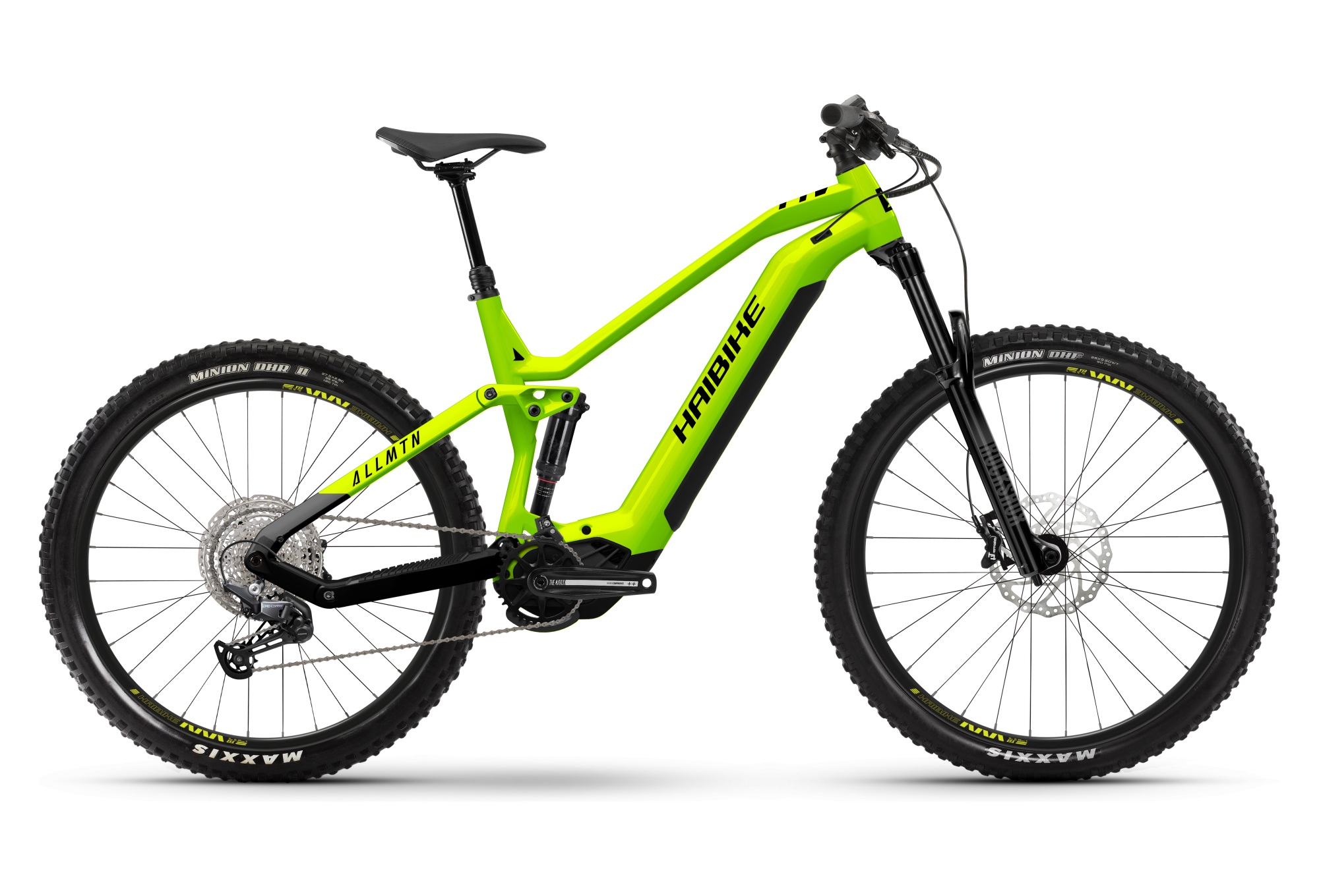 VTT ÉLECTRIQUE TOUT-SUSPENDU HAIBIKE ALLMTN 3 SHIMANO DEORE 12V 720 WH 29''/27.5'' VERT CITRON 2023