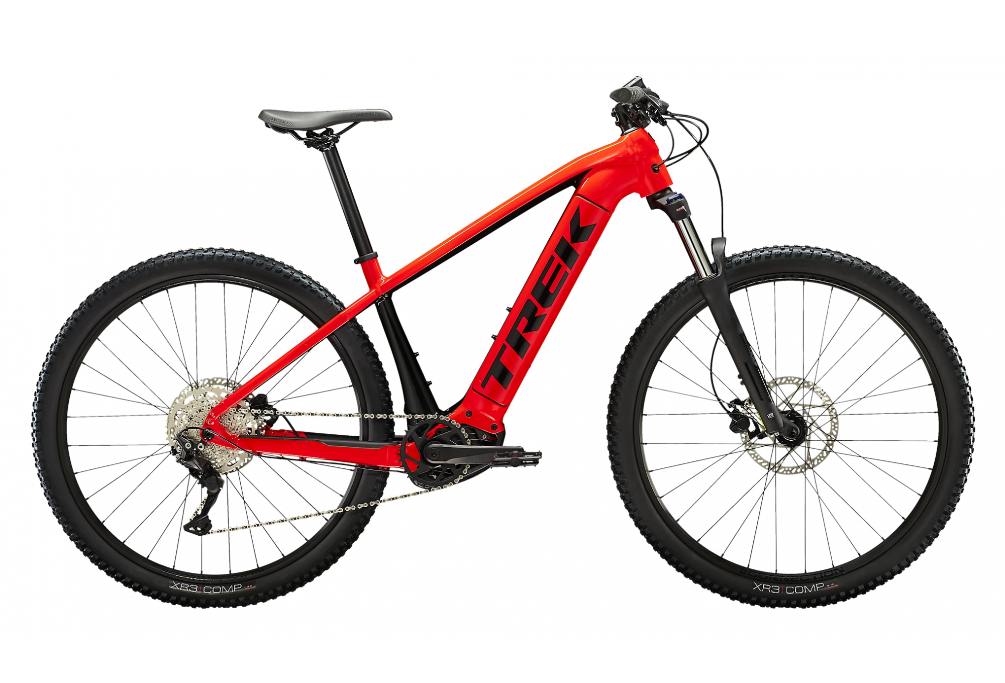 VTT ÉLECTRIQUE SEMI-RIGIDE TREK POWERFLY 4 SHIMANO DEORE 10V 625WH 27.5'' ROUGE 2023