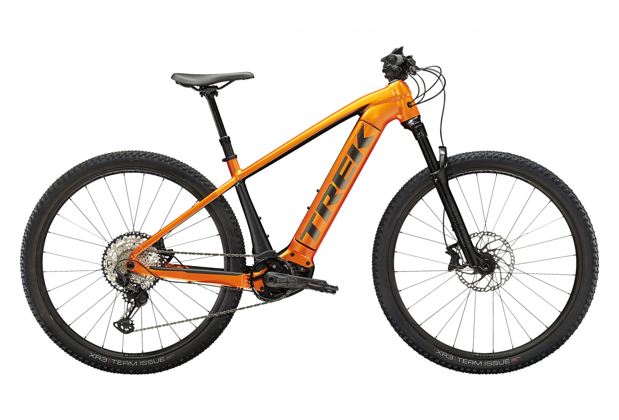 VTT ÉLECTRIQUE SEMI-RIGIDE TREK POWERFLY 7 SHIMANO SLX XT 12V 625 WH 27.5'' ORANGE FACTORY 2023