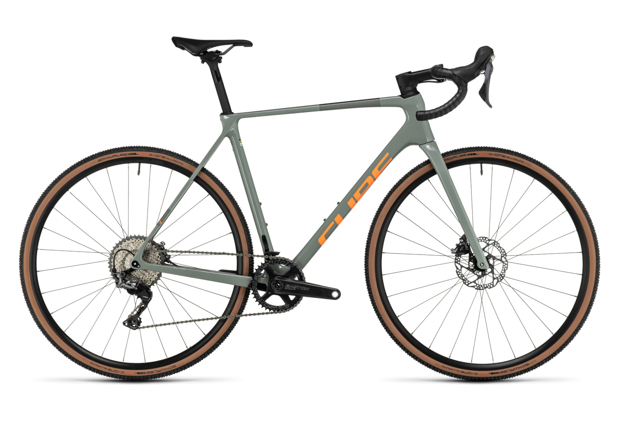 VÉLO DE CYCLOCROSS CUBE CROSS RACE C:62 PRO SHIMANO GRX 11V 700 MM GRIS VERT SWAMP 2023