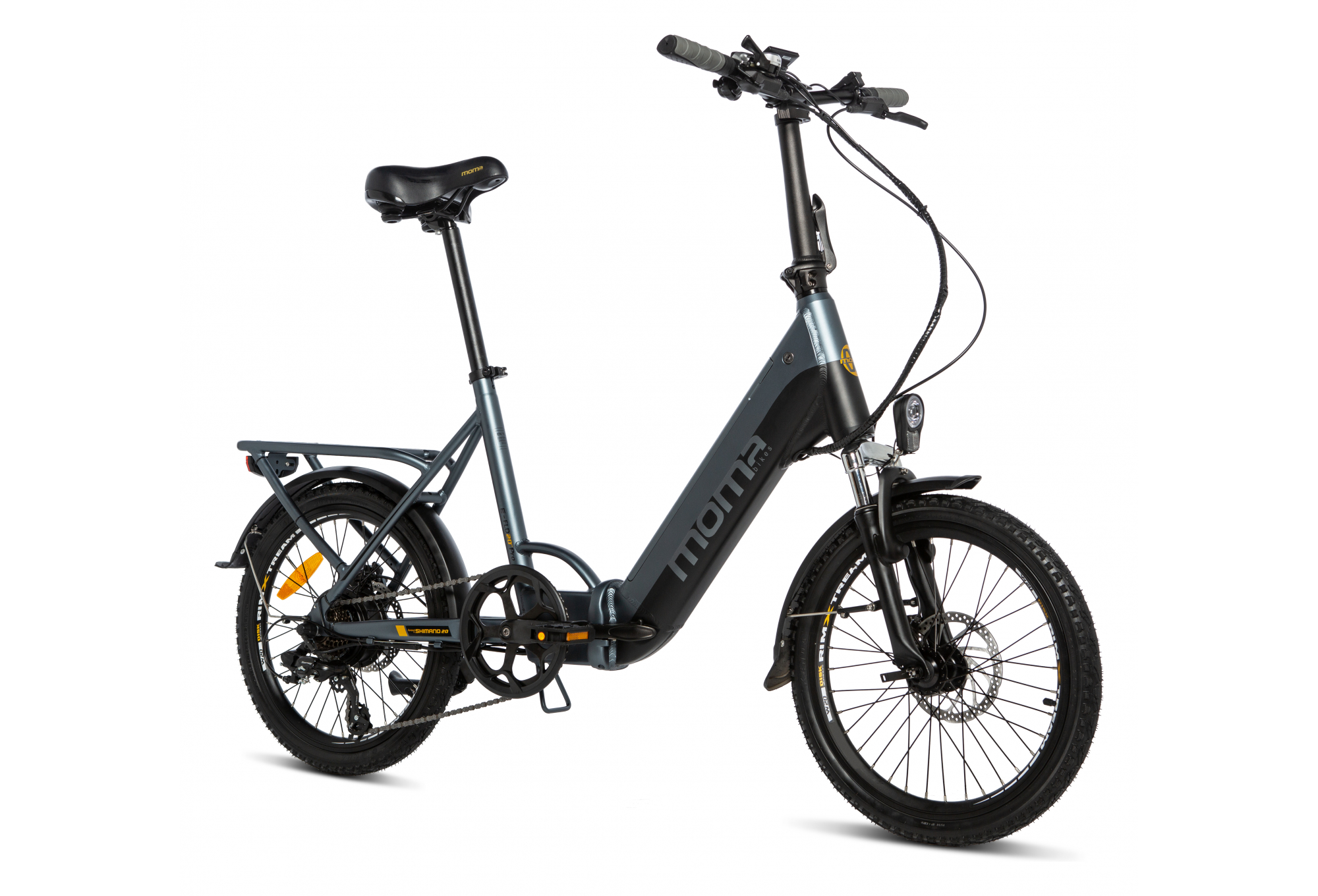 MOMA BIKES VÉLO ELECTRIQUE DE VILLE PLIANT E20PRO ALUMINIUM SHIMANO 7V BAT. ION LITHIUM 48V 13AH