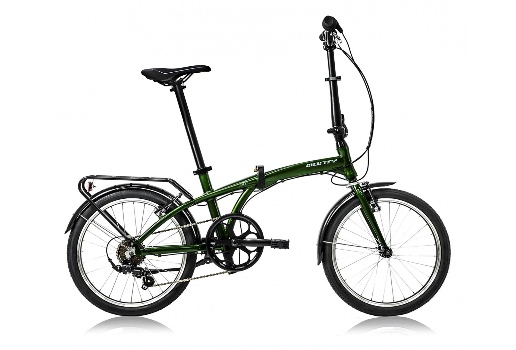 PRODUIT RECONDITIONNÉ - VÉLO PLIANT MONTY SOURCE PANACHÉ 6V VERT