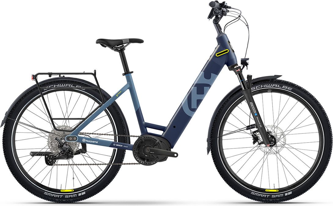 VTC Electrique Husqvarna Crosser 2 Wave Shimano Deore/Cues 11V 625Wh 27.5'' Bleu 2024